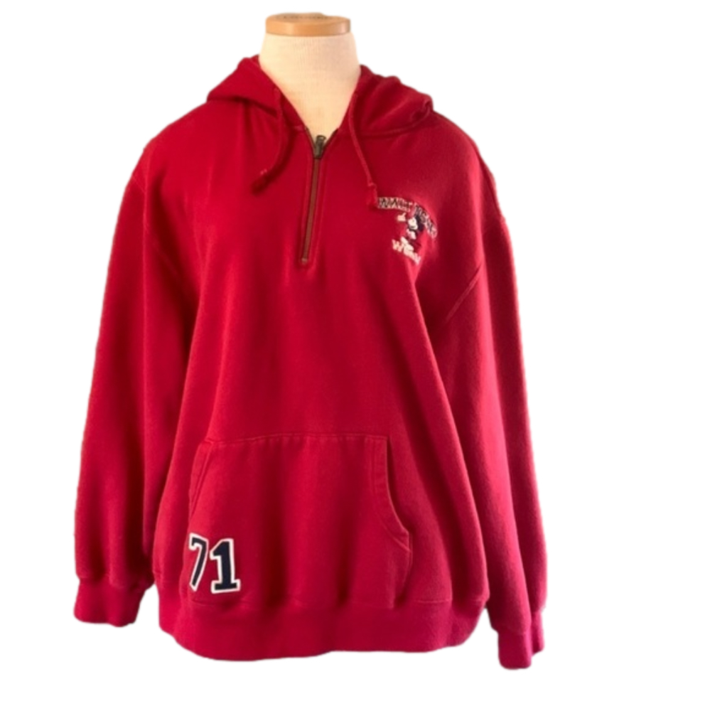 Walt Disney World red large hooded sweatshirt - Picture 1 of 6